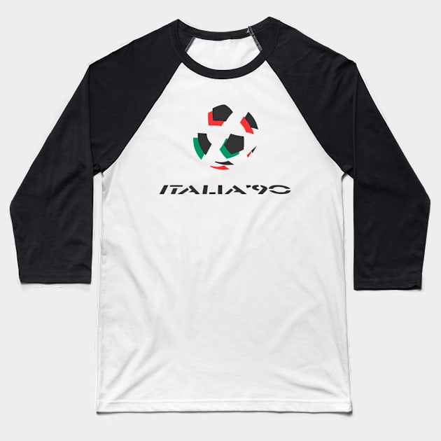 Italia 90 Baseball T-Shirt by Confusion101